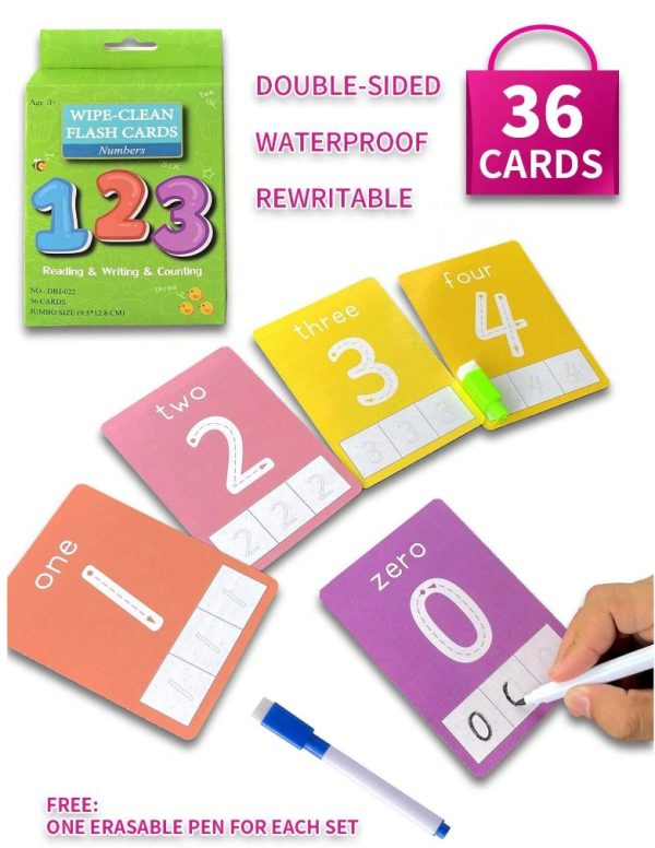 Flash Cards - 36pcs Numbers & Mathematics - Image 2