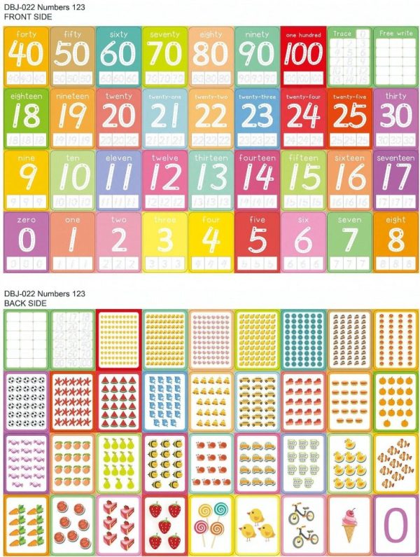 Flash Cards - 36pcs Numbers & Mathematics - Image 3