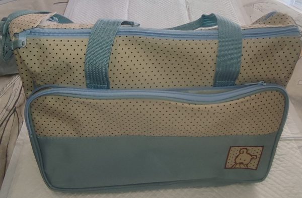 Multifunctional Baby Changing Handbag Set - Light Blue (5 Piece)